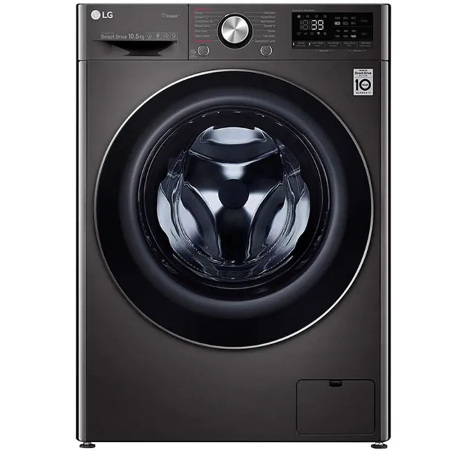 LAVE LINGE 10.5 KG/ 1400 Trs  NOIR INOX LG