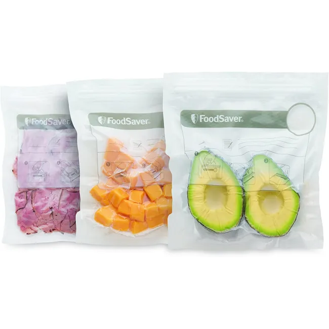 SAC SOUS VIDE : 26 sacs 20x22 cm, Fermeture zip renforcée Food Saver