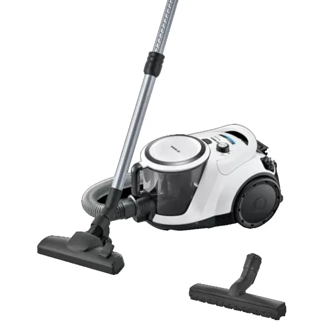 ASPIRATEUR SANS SAC SILENCIEUX  BLANC BOSCH