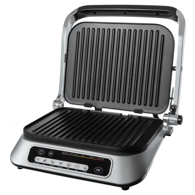 GRILL VIANDE & PANINI ELECTRIQUE 2100W SILVER SENCOR