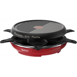 RACLETTE COLORMANIA RED 850W 6 PEOPLE TEFAL