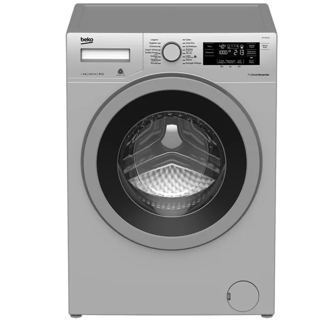 LAVE LINGE 9KG /1400Trs A+++ INVERTER SILVER BEKO