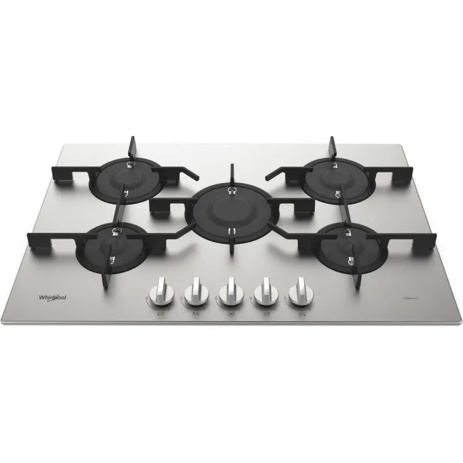 TABLE DE CUISSON  75CM 5F  GAZ DESIGN WHIRLPOOL