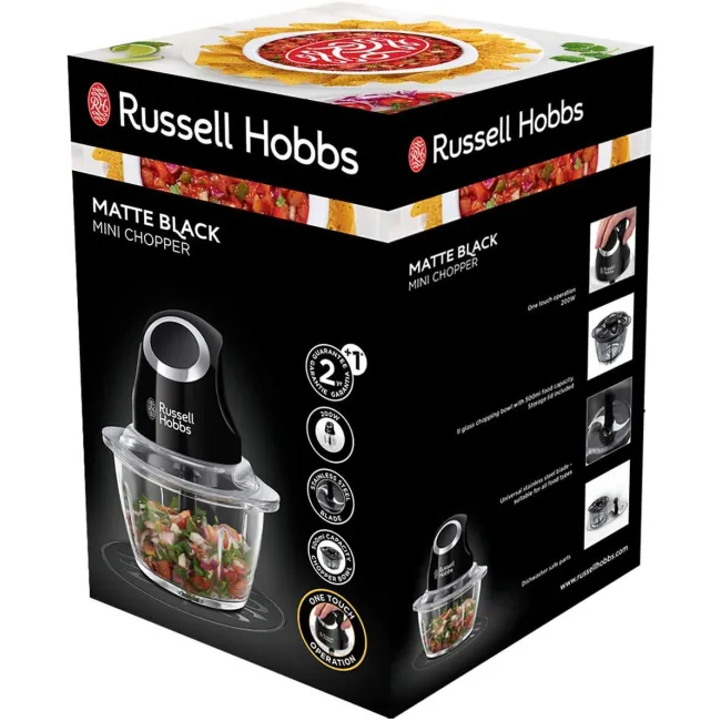 MINI HACHOIR MATTE Black RUSSELL HOBBS