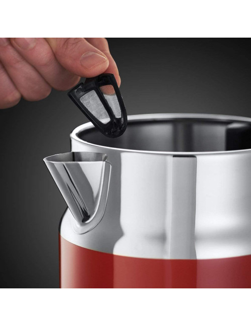 BOUILLOIRE RETRO ROUGE 1,7 L RUSSELL HOBBS