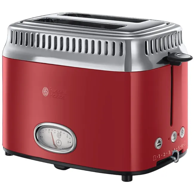 GRILLE-PAIN RETRO ROUGE RUSSELL HOBBS