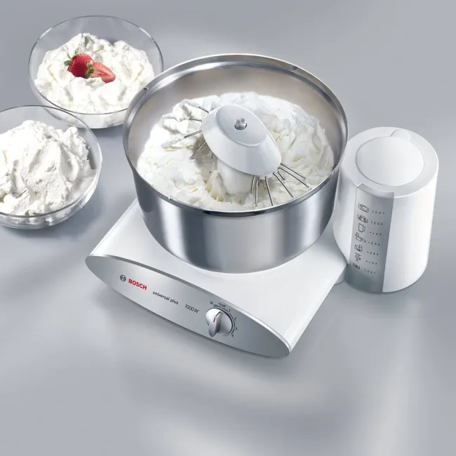 ROBOT DE CUISINE 1000W BLANC,ARGENT BOSCH