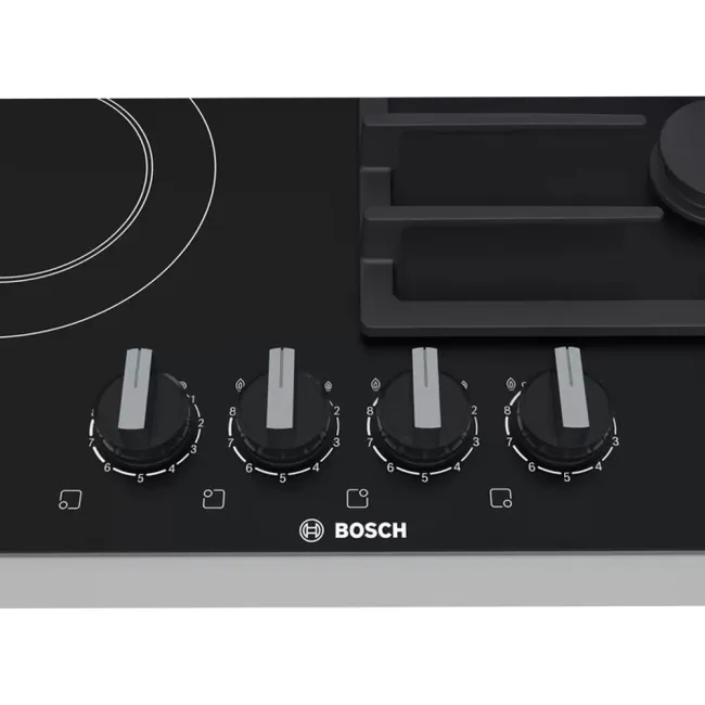 TABLE DE CUISSON VERRE NOIR MIXTE BOSCH