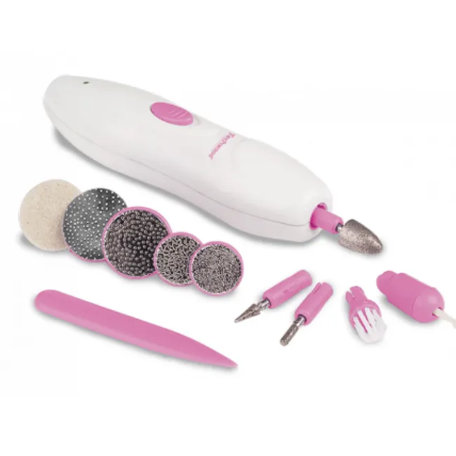 SET MANUCURE- PEDICURE RECHARGEABLE TECHWOOD