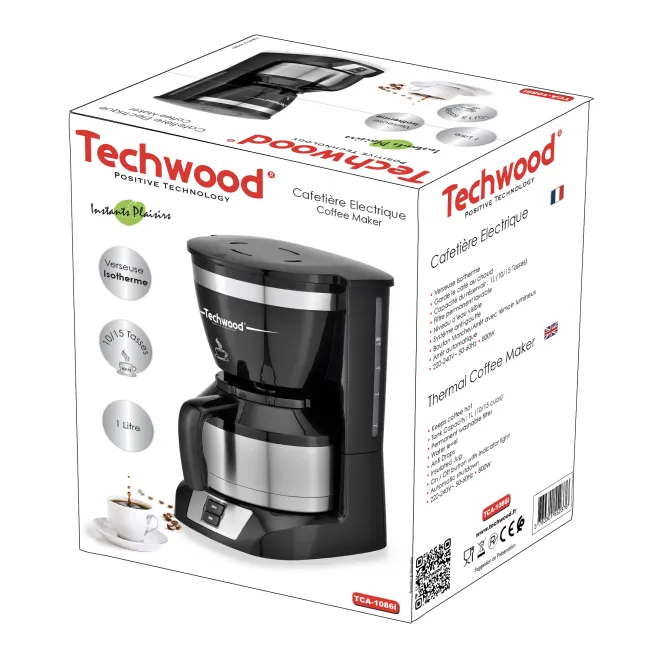 CAFETIERE ELECTRIQUE 10/15 TASSES TECHWOOD