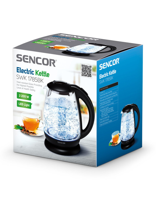 BOUILLOIRE ELECTRIQUE 2200W VERRE SENCOR