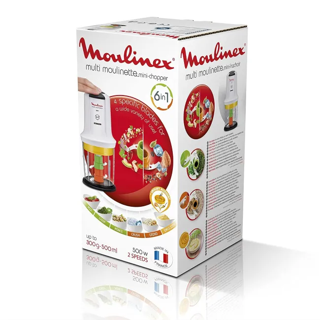 MINI CHOPPER MULTIMOULINETTE 6 in1 MOULINEX