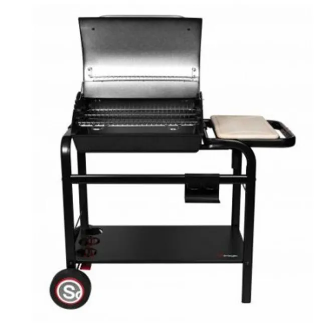 BARBECUE EN FONTE AVEC CHARIOT ET COUVERCLE HAWAII SOMAGIC