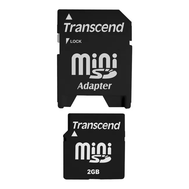CARTE MEMOIRE MINI SD 2GB TRANSCEND