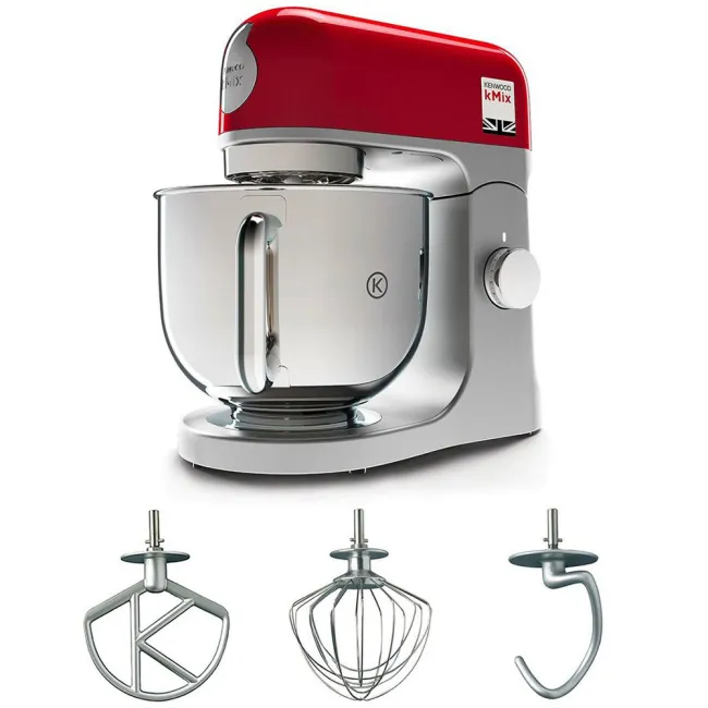 KITCHEN MACHINE ROUGE 5L / 1000 W BOL EN INOX KENWOOD