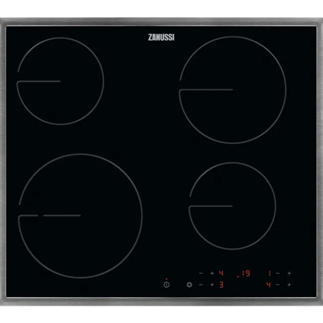TABLE DE CUISSON VITROCERAMIQUE 4 FEUX 60 CM  (ZHRN642K) ZANUSSI