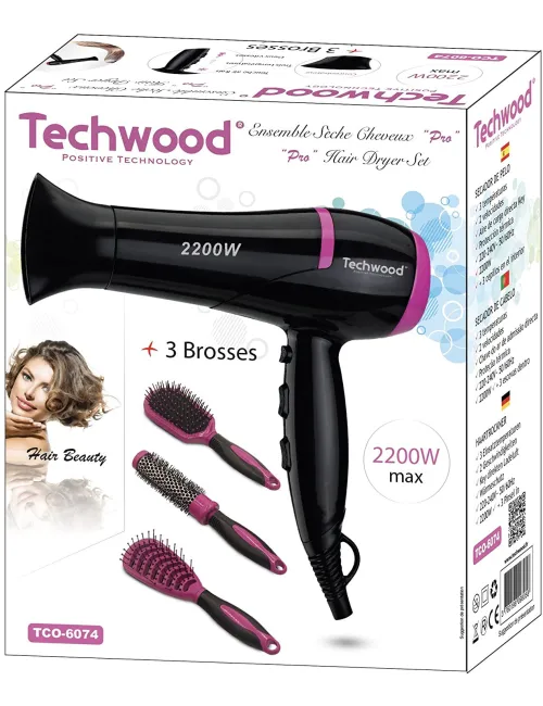 SECHE CHEVEUX  FUSCHIA TECCHWOOD