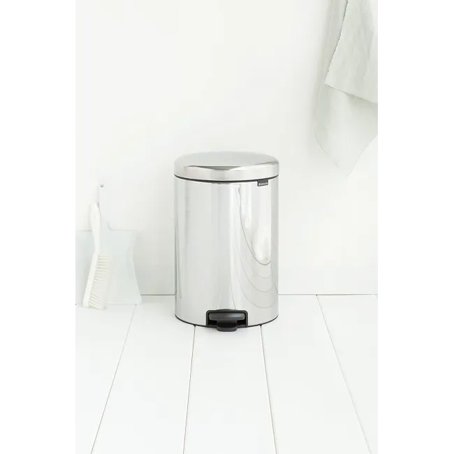 Poubelle à Pedale NewIcon 20L BRILLIANT STEEL BRABANTIA