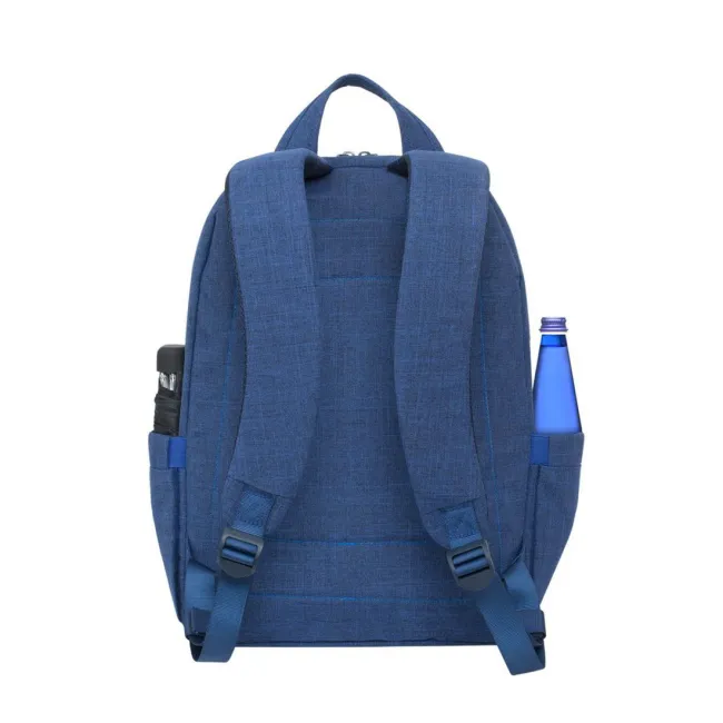 SAC A DOS BLEU EN TOILE POUR PC PORTABLE 15.6" RIVACASE