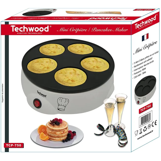 MINI CREPIERE 25CM 700W TECHWOOD