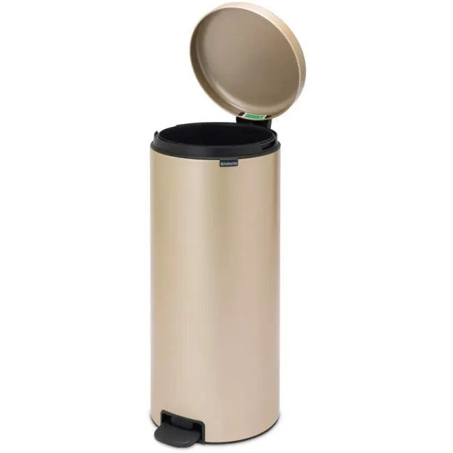 Poubelle a Pedale Newlcon, 30L - Champagne BRABANTIA