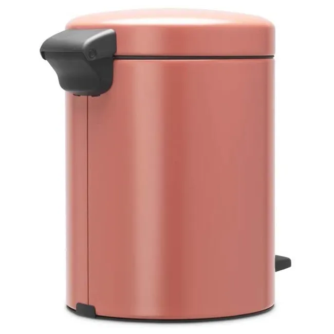 Poubelle à Pedale Newlcon, 5L - Terracotta Pink BRABANTIA