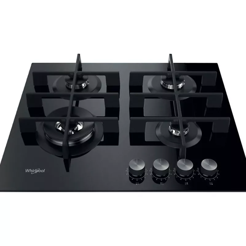 TABLE DE CUISSON 60CM GAZ VERRE WHIRLPOOL