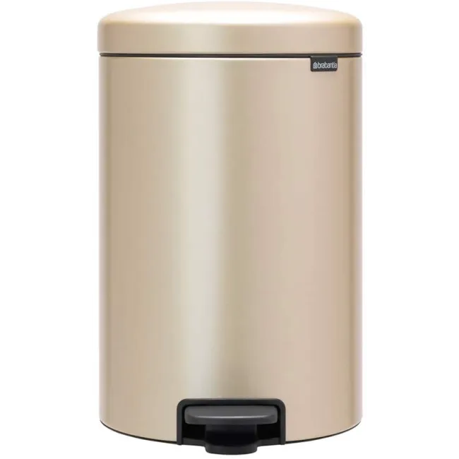 Poubelle a Pedale Newlcon, 20L - Champagne BRABANTIA
