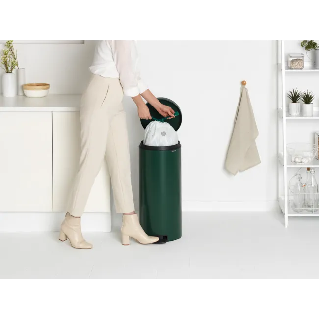 Poubelle à Pedale NewIcon 30L Pine Green BRABANTIA