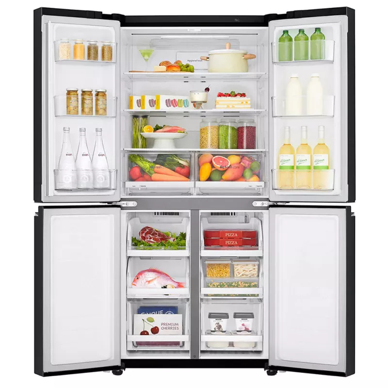 REFRIGERATEUR SIDE BY SIDE FRENCH DOOR 4 PORTES NOIR LG
