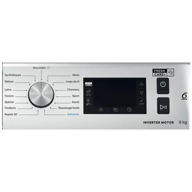 SECHE LINGE A POMPE A CHALEUR 9KG SILVER FFTD9X3SKEX WHIRLPOOL