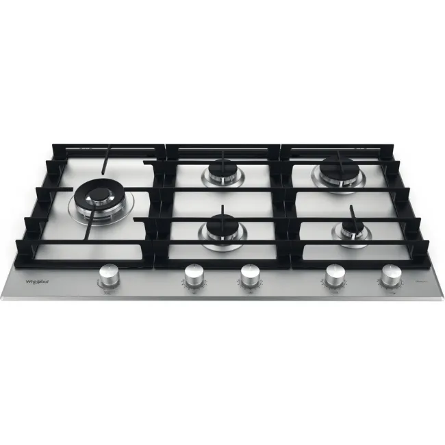 TABLE DE CUISSON 90CM 5F GAZ IXELIUM WHIRLPOOL