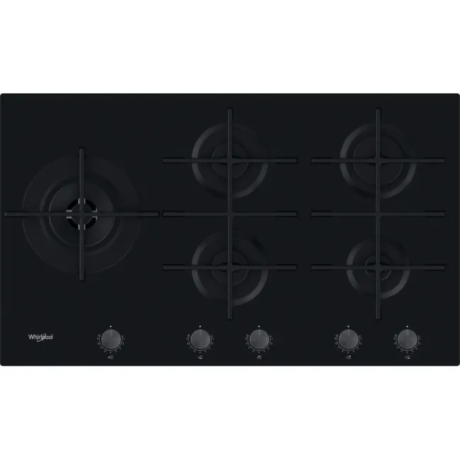 TABLE DE CUISSON 90CM GAZ VERRE WHIRLPOOL