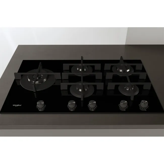 TABLE DE CUISSON 90CM GAZ VERRE WHIRLPOOL