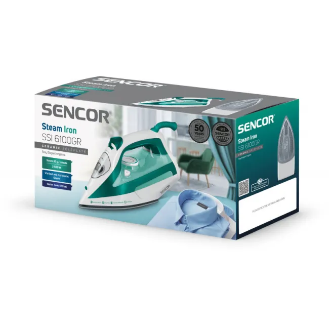 FER A REPASSER VAPEUR 2600W VERT SENCOR