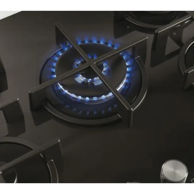 TABLE DE CUISSON 5 FEUX GAZ ON GLASS NOIR 33803072 CANDY