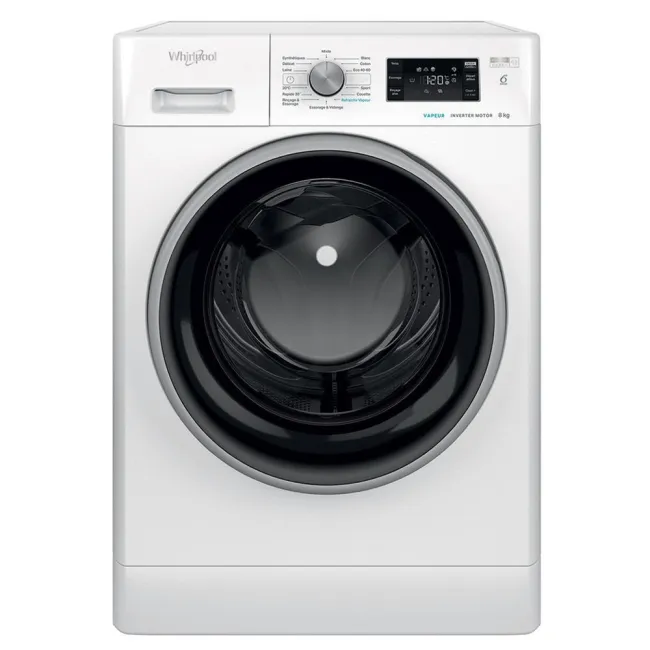 LAVE LINGE 8KG/1200TRS WHITE WHIRLPOOL
