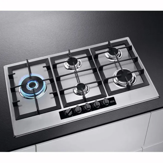 TABLE DE CUISSON 90 CM INOX AEG