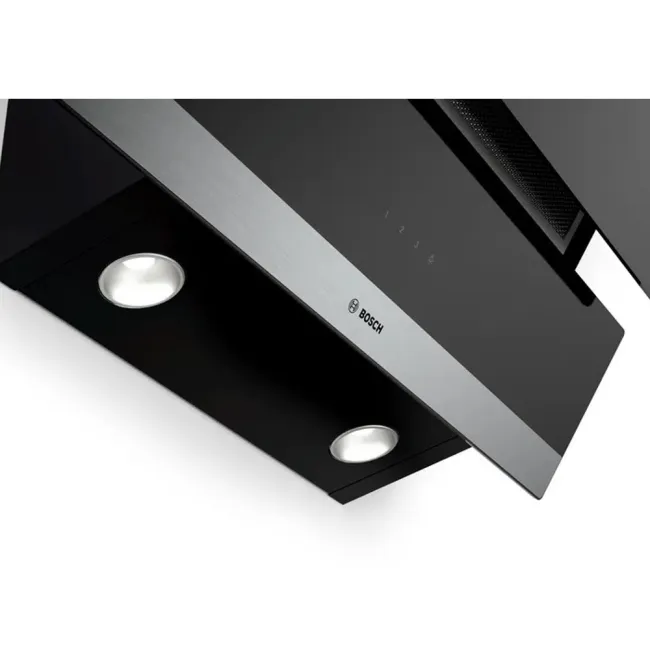 HOTTE DECORATIVE  INCLINEE NOIRE 90CM BOSCH