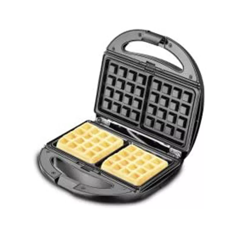 Appareil 3-en-1 Triomph – Gaufrier, Gril, Croque-Monsieur – Noir, Neuf
