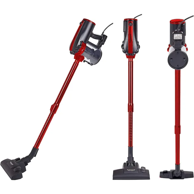 ASPIRATEUR BALAI 2IN1 ROUGE TECHWOOD