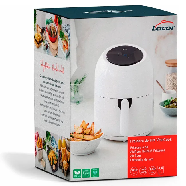 FRITEUSE A AIR CHAUD 3L VITALCOOK LACOR