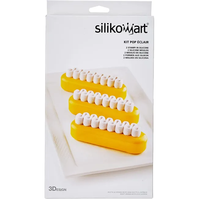 KIT POP ECLAIR -SET 2 SILICONE MOULE SILIKOMART