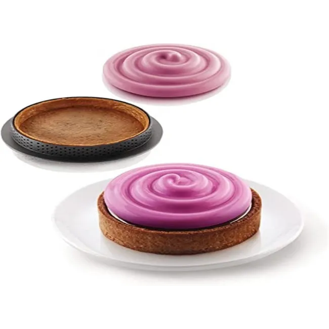 KIT MINI TWIST TARTE.+6 RING 80MM SILIKOMART