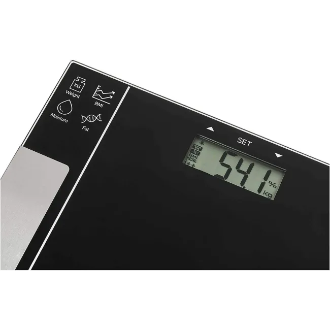 PESE PERSONNE SURFACE EN VERRE NOIR SENCOR