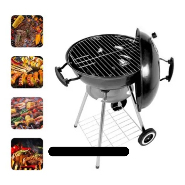 BARBECUE A CHARBON AVEC COUVERCLE ET ROUE BBQ