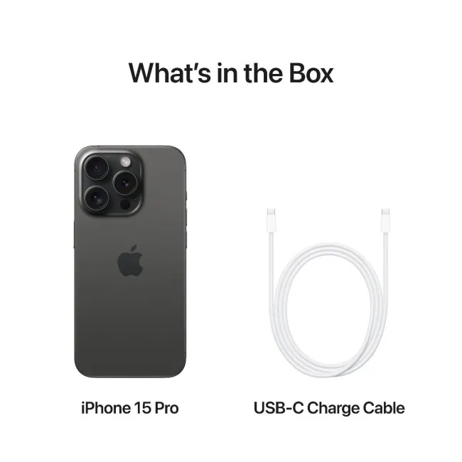 iPhone 15 PRO 256GB BLACK TITANIUM APPLE