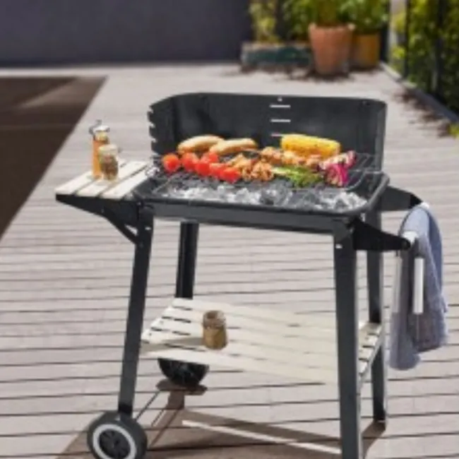 BARBECUE A CHARBON RECTANGULAIRE BBQ