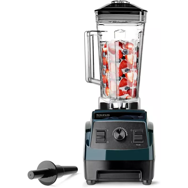 Blender 2 En 1 BlendWave - Moteur 1500W - Pichet Verre 1,5L - 5 Vitesses + Fonction Pulse - Lames Inox