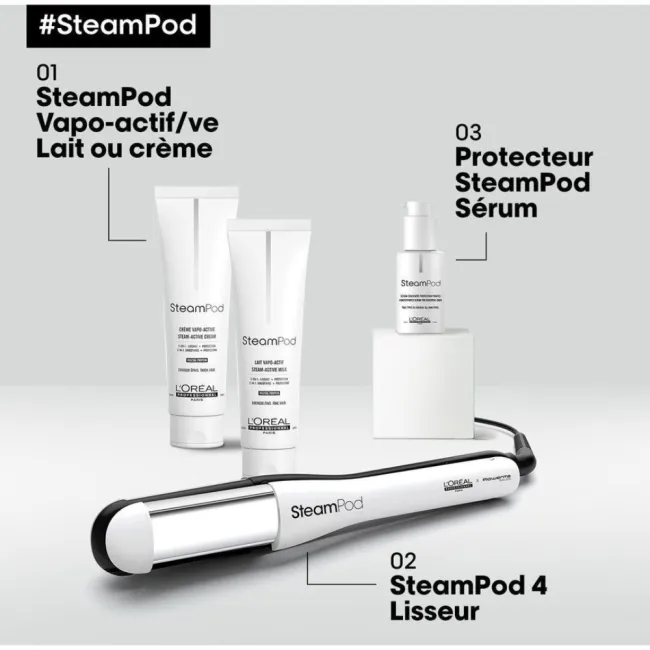 L'OREAL PRO LISSEUR-BOUCLEUR VAPEUR PROFESSIONNEL STEAMPOD 4